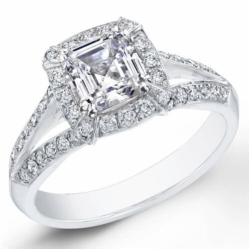 Astoria Split-Shank Engagement Ring