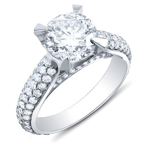 2.50ct Round Brilliant Cut Diamond Solitaire Engagement Ring