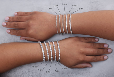 15 Carats Tennis Bracelet Natural Diamonds G-H Color VS2 Clarity
