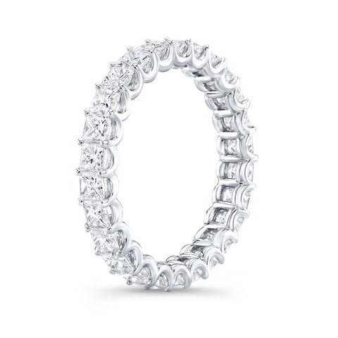 Lab Grown Eternity Band Princess Cut