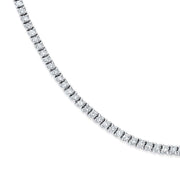 5 Carats Round Cut Diamond Tennis Necklace