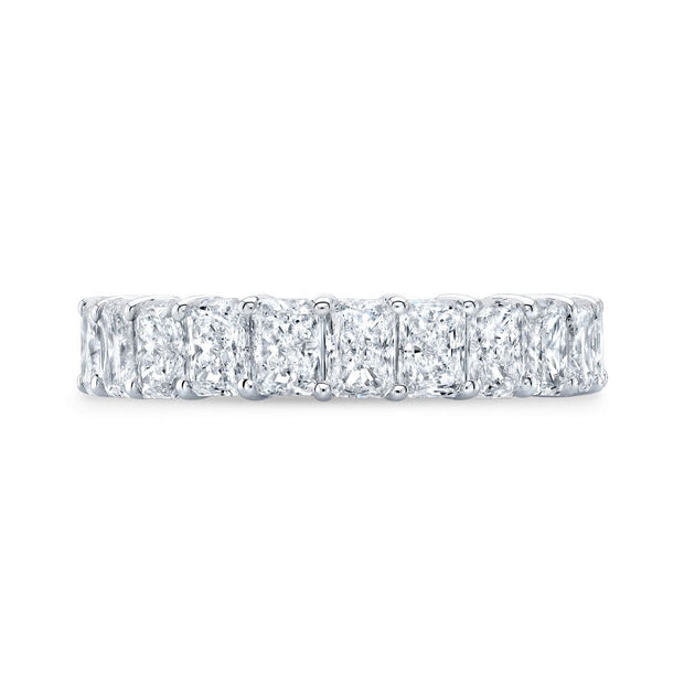 Radiant Cut Eternity Band Lab Grown