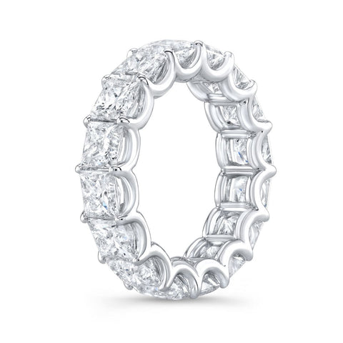 Lab Grown Eternity Band Princess Cut