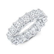 Lab Grown Eternity Band Princess Cut