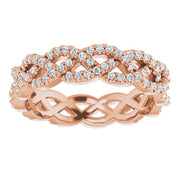 Braided Diamond Eternity Band (0.50 ctw)