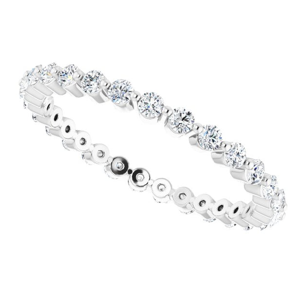 Round Cut Diamond Eternity Ring F-G, VS 0.50 ctw