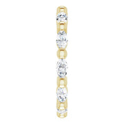 Marquise Cut Diamond Eternity Ring East-West F-G,VS (1.00 Ctw)