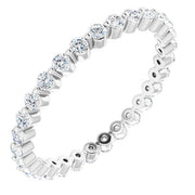 Round Cut Diamond Eternity Ring F-G, VS 0.50 ctw