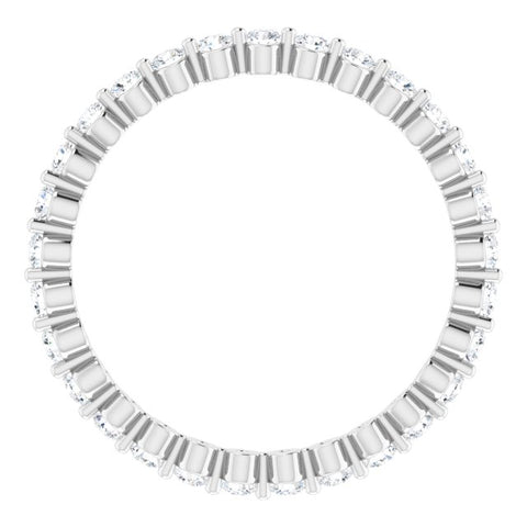 Round Cut Diamond Eternity Ring F-G, VS 0.50 ctw