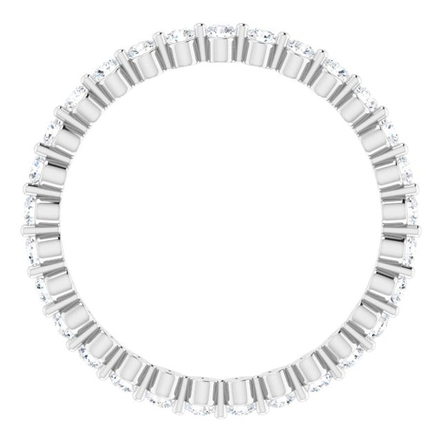 Round Cut Diamond Eternity Ring F-G, VS 0.50 ctw