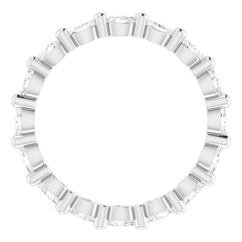 Marquise Cut Diamond Eternity Ring East-West F-G,VS (0.50 Ctw)