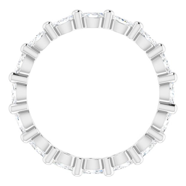 Marquise Cut Diamond Eternity Ring East-West F-G,VS (0.50 Ctw)