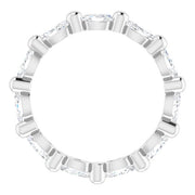 Marquise Cut Diamond Eternity Ring East-West F-G,VS (1.00 Ctw)