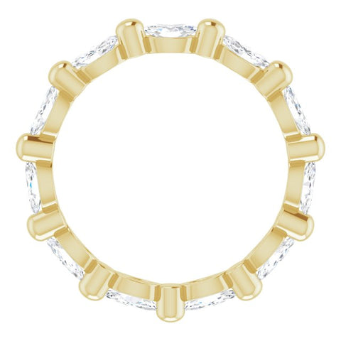 Marquise Cut Diamond Eternity Ring East-West F-G,VS (1.00 Ctw)