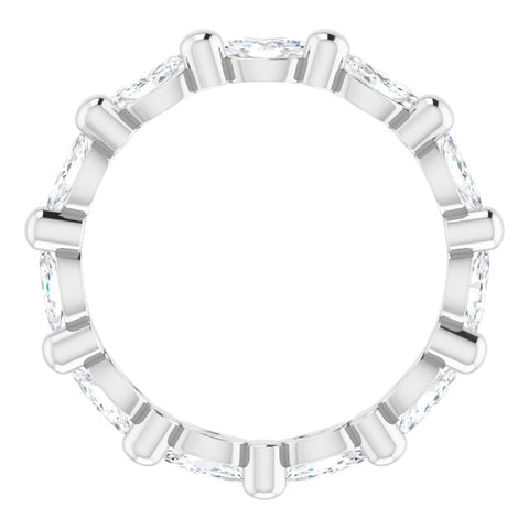 Lab Grown Diamond Marquise Cut Eternity Band East West