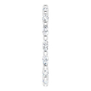 Marquise Cut Diamond Eternity Ring East-West F-G,VS (0.50 Ctw)