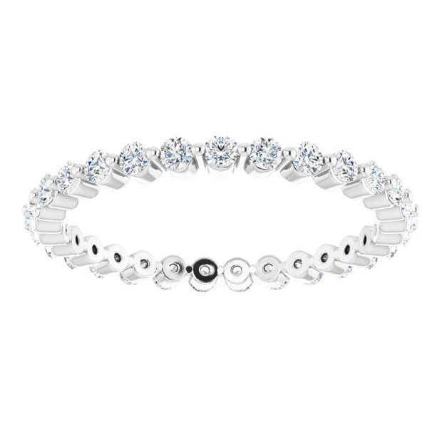 Round Cut Diamond Eternity Ring F-G, VS 0.50 ctw