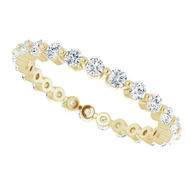 Round Cut Diamond Eternity Ring F-G, VS 0.50 ctw