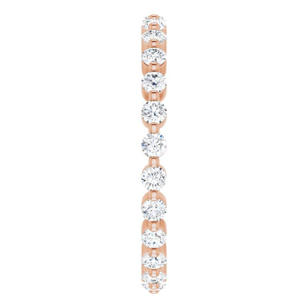 Round Cut Diamond Eternity Ring F-G, VS 0.50 ctw