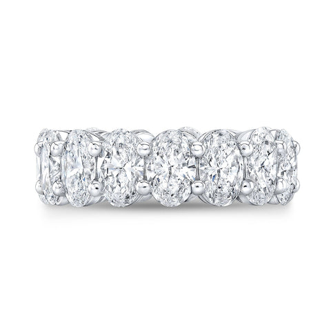 Lab Grown Oval Eternity Band