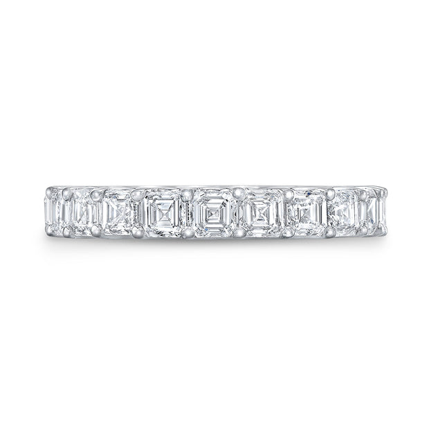 Lab Grown Eternity Band Asscher Cut (Square Emerald)