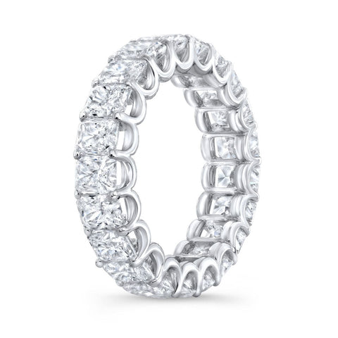 Radiant Cut Eternity Band Lab Grown