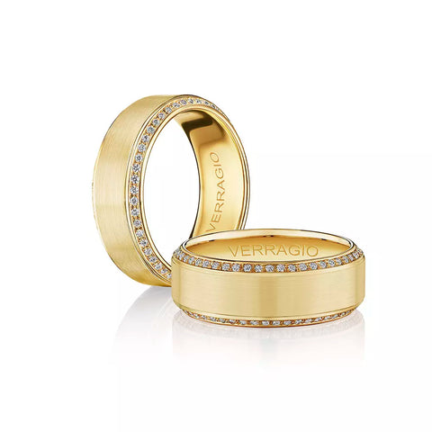 Verragio 8mm Satin Finish Diamond Band VWD-8912