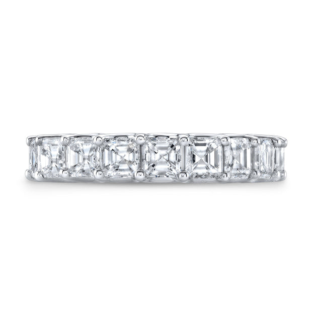 Lab Grown Eternity Band Asscher Cut (Square Emerald)