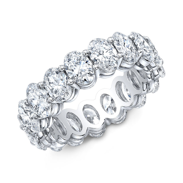 Lab Grown Oval Eternity Band