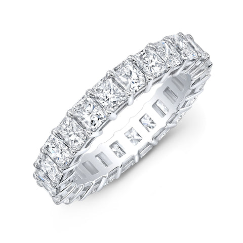 Radiant Cut Eternity Band Lab Grown