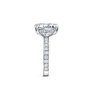 2.30 Ct. Cushion Cut Hidden Halo Pave Ring G Color VS1 GIA Certified