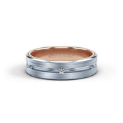 Verragio 6mm Matte Finish Diamond Band VWD-6921