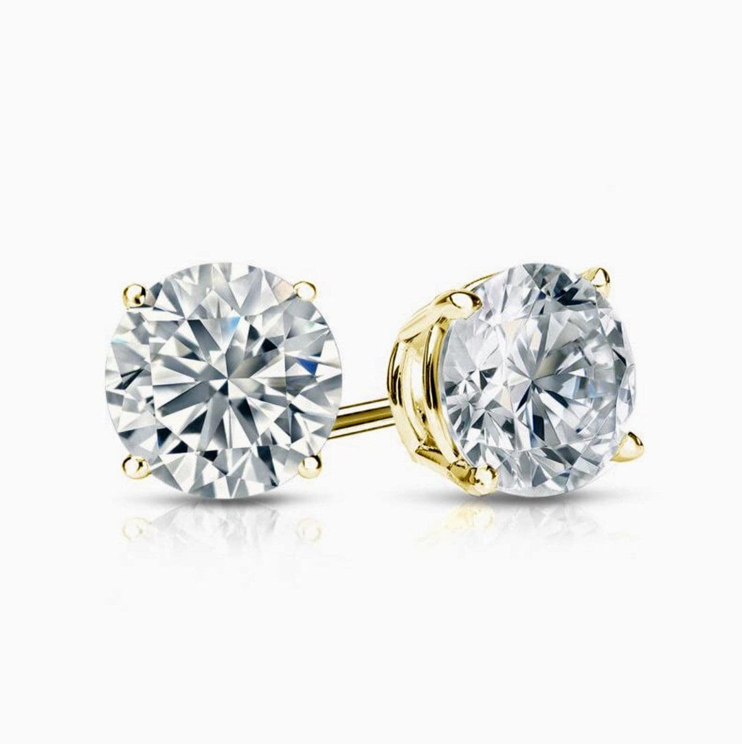 *sale* 2024 Genuine Moissanite Diamond Stud Earrings