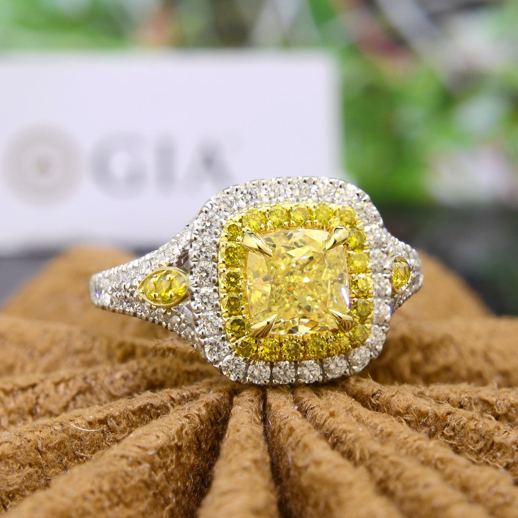 Yellow Canary Diamond Ring .36 CTW Round Cut 10K Yellow Gold – Exotic  Diamonds