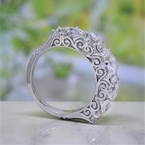 Forevermark 5 Stone Diamond Engagement Ring | Sausalito Jewelers